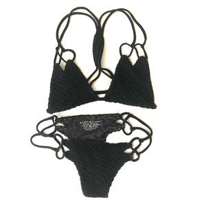 Cute Crochet Black size small acacia swimwear.